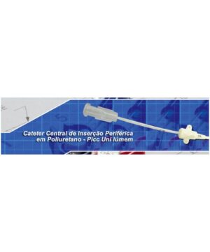 CATETER CENTRAL DE INSERÇÃO PERIFÉRICA EM POLIURETANO - PICC - UNI LUMEN