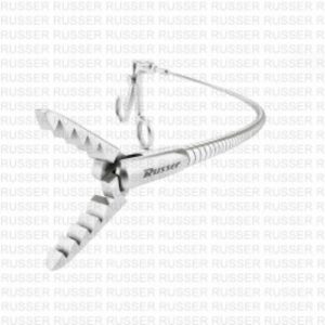PINÇA DE APREENSÃO DENTE JACARÉ FLEXÍVEL CORTANTE 7FR | 40CM